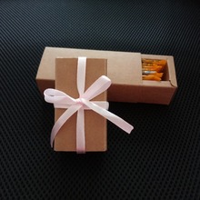 RUIHAOYU-caja de papel Kraft para embalaje, regalo, boda, dulces, joyería, con cinta, 20 piezas 2024 - compra barato