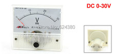 DC 0-30 V 30 V Analógico Painel Volt Voltage Meter Voltímetro Medidor 85C1 2024 - compre barato