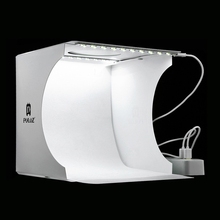 20*20 см мини складной светильник для фотостудии софтбокс светодиодный светильник Мягкая коробка фото Набор для фона светильник для DSLR камеры 2024 - купить недорого