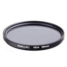 RISE(UK)  58 mm Neutral Density ND4 Filter FOR ALL Camera lens NEW 2024 - купить недорого