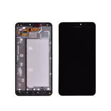 Original For Microsoft Nokia Lumia 640XL 640 XL LCD Display with Touch Screen Digitizer Assembly with frame free shipping 2024 - buy cheap