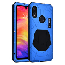 Rugged Case For Xiaomi Redmi Note 7 Shockproof Heavy Duty Armor Hard Rubber & Aluminum Metal Cover Xiaomi Redmi Note 7 Pro Case 2024 - buy cheap