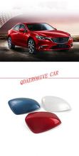 QDAEROHIVE Side Mirror Covers Caps chrome door mirror cover high quality ABS car styling for Mazda ATENZA 2014-2018 2024 - buy cheap