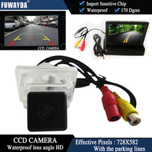 Fuwayda-câmera de visão traseira para mercedes-benz, com tela lcd dobrável, colorida, ccd, c/e/s/c/cl class w204 w212 w216 w221 c207 + 4.3 2024 - compre barato