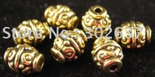 Envío Gratis 180 piezas oro antiguo adornado barril espaciadores A1034G 2024 - compra barato