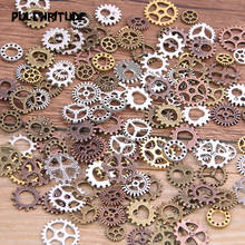 60PCS 10 Color Small Size 8-15mm Mix Alloy Mechanical Steampunk Cogs & Gears Diy Accessories New Oct Drop Ship 2024 - купить недорого