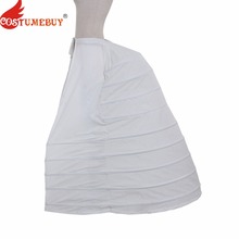 Costumebuy Medieval Victorian Rococo Gothic Gown Dress Petticoat Full Crinoline Wedding Party Underdress Jupon Underskirt 5 Hoop 2024 - buy cheap