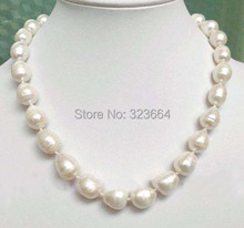 Collar de perlas barrocas blancas del Mar del Sur de 10-13 MM 18 "AAA 2024 - compra barato