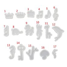 1pcs Cat Rabbit Deer Dolphin DIY Epoxy Resin Molds Silicone Resin Mold Jewelry Tools 2024 - buy cheap