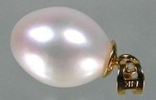 Бесплатная доставка, ожерелье с подвеской из натурального белого жемчуга AKOYA 8x10 мм, 14 дюймов 2024 - купить недорого