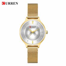 CURREN WristWatch Women TOP Watches Luxury Brand Steel Ladies Blue Quartz Women Watches Sport Relogio Feminino Montre Femme 9036 2024 - buy cheap