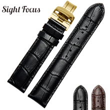 18 19 20 22mm 1853 Watchbands for Tissot Watch Accessories PRC200 T41 Cowhide Leather Watch Band Strap Men Black Brown Belt Male 2024 - buy cheap
