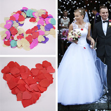 1000pcs Love Heart Tissue Paper Rainbow Confetti Wedding Party Anniversay Decorations Birthday Marriage Table Scatters Sprinkles 2024 - buy cheap