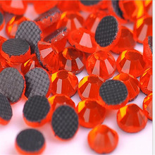 MHS.SUN SS6 SS10 SS16 1440PCS Hyacinth Red Color Crystal Rhinestones DIY Loose Glue HotFix Crystal Stones For Garment Decoration 2024 - buy cheap