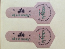 1000pcs Free shipping free design self adhesive kraft paper stickers bee honey lids labels craft paper nature jam jar seals tag 2024 - buy cheap