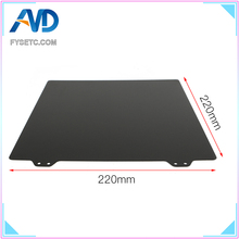 220x220mm Double Sided Textured PEI Spring Steel Sheet Powder Coated PEI Build Sheet For Anet A8 A6 Wanhao I3 Ender-5 2024 - buy cheap