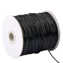 Cordón encerado blanco y negro de 2mm, 10 metros/lote, cuerda de rosca, correa para collar, fabricación de joyas 2024 - compra barato