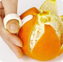 Lytwtw dispositivo de dedo laranja e frutas, descascador, limão, cortador, acessórios de cozinha, ferramentas de utensílios, removedor de laranja e limão, 1 peça 2024 - compre barato