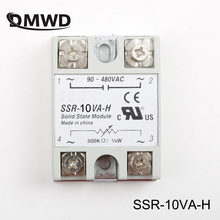 Relé de estado sólido DMWD SSR-10VA-H 10A catualmente 500 ohm 4w a 90-480V CA SSR 10VA H regulador de voltaje de tipo de resistencia estado sólido 2024 - compra barato