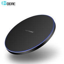 DCAE 10W Quick Wireless Charger For iPhone 13 12 11 XS Max XR X 8 Airpods Pro Samsung S21 S20 S10 Fast Qi Charging Desktop Pad 2024 - buy cheap