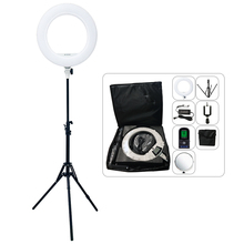 Yidoblo AX-480EII 5500K теплая и холодная био-цветная камера фото/Студия/телефон/видео 18 ''240 светодиодная кольцевая лампа Светодиодная лампа для макияжа кольцевая лампа 2024 - купить недорого