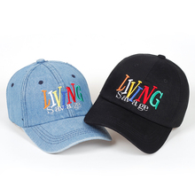 2018 new Cotton embroidery LIVING savage Snapback Cap For Men Women Denim Hip Hop Dad Hat Baseball Cap Bone Garros 2024 - buy cheap