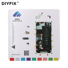 DIYFIX 1Pc Professional Guide Pad for iPhone 6 6 Plus 6s 5s 5C 5 4 Magnetic Screw Keeper Chart Mat Mobile Phone Repair Tools 2024 - купить недорого