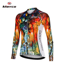 Mieyco camisa de ciclismo camisa da bicicleta das mulheres mangas compridas ciclismo roupas camisa montanha mtb pro jérsei 2024 - compre barato