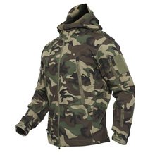 Dropshipping Outdoor Tactical Military Softshell Fleece Jacket Men's Waterproof Hunting and Hiking Jacket Warm Hooded Army Coat 2024 - buy cheap