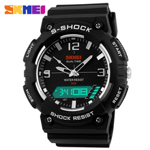 Men's Quartz Sport Watches Student Casual LED Digital Watch Reloj Hombre SKMEI 1057 Multifunctional Army Military Wristwatch 2024 - buy cheap