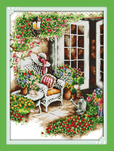 Comfortable Frontage Scenery Counted Cross-Stitching 11CT Printed 14CT Handmade Set Cross-stitch Kits Embroidery Needlework 2024 - buy cheap