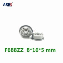 Axk F688zz Bearing Abec-5 (10pcs) 8*16*5 Mm Flanged F688z Ball Bearings F688 Zz F618/8zz 2024 - buy cheap