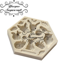 Yueyue Sugarcraft Animal Silicone mold fondant mold cake decorating tools chocolate gumpaste mold 2024 - buy cheap