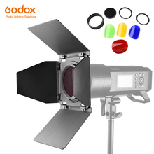 Godox BD-08 porta do celeiro com favo de mel grade e filtros cor para godox ad400pro ao ar livre flash strobe luz 2024 - compre barato