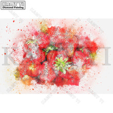 5D Diy Diamond Painting Cross stitch "Strawberry" Full Square/Round Diamond Embroidery Needlework Rhinestone Mosaic Diamant 2024 - buy cheap