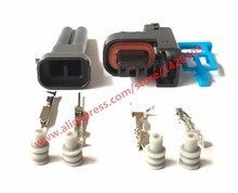 10 Set de conector automático de inyector Delphi EV6, hembra y macho, 2 pines, 15326181, 15411633 2024 - compra barato