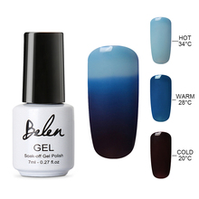 Belen Thermal Color Changing Nail Gel Polish Soak Off UV LED Gel Lacquer Gel Polish Chameleon Salon Soak Off Nail Art Color 4209 2024 - buy cheap