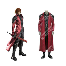 2016 Final Fantasy VII Genesis Rhapsodos Shin'Ra 1st Red Uniform Game Cosplay Costume 2024 - buy cheap