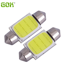 Super Bright 10pcs  festoon COB led light car Interior lamp White led Dome 31mm 36mm 39mm 41mm Car Interior Light Bulb 2024 - buy cheap