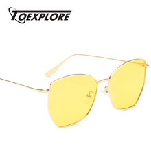TOEXPLORE ore новые модные женские солнцезащитные очки мужские винтажные брендовые дизайнерские очки ретро роскошные большие оправы Солнцезащитные очки для женщин UV400 2024 - купить недорого
