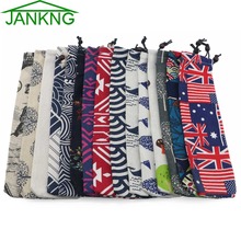 JANKNG-Bolsa de pajilla reutilizable para viaje, cubertería de Metal, palillos chinos, cuchara, tenedor de almacenamiento de cuchillos, 100 Uds. 2024 - compra barato