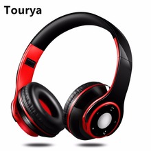 Tourya-fones de ouvido h8 sem fio, bluetooth, entrada para cartão sd, fm, microfone, samsung, xiaomi 2024 - compre barato
