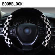 1Pcs 38cm car steering wheel cover winter plush universal For Chevrolet Cruze Aveo Captiva Lacetti Ford Focus 2 3 Fiesta Mondeo 2024 - buy cheap