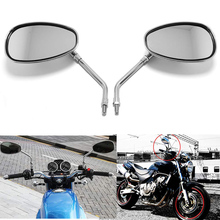 Racbox 2Pcs mirror moto spiegels motorfiets Motorcycle Rearview Mirrors 10mm For Shadow Ace Magna VT750 VT1100 VF750 2024 - buy cheap