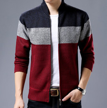 New Brand  Fashion Thick Sweater For Mens Cardigan Slim Fit Jumpers Knitwear Warm Autumn Korean Style Casual Clothing Male 2024 - buy cheap