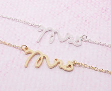 English Name Logo Simple Dainty Alphabet Mrs pendant charm Necklace Small Stamped Word Initial Tiny Love Letter Necklace jewelry 2024 - buy cheap