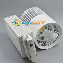 Modern Adjustable 2 Wires 1 Phase LED Track Spot Light 20W COB LED Rail Lamps Recessed Downlights for Shop Stores 10pcs/lot 2024 - buy cheap