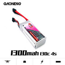 Gaoneng GNB 1300mAh 4S1P 14.8V 130C/260C 19.2WH Lipo Battery XT60 Plug 250 size 3D FPV Racing Drone Quadcopter Multirotor Parts 2024 - buy cheap