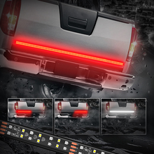 MICTUNING-Barra de luz LED para puerta trasera de camión, señal de giro de parada inversa, 60 pulgadas, rojo/blanco, para SUV, RV, remolque y camión 2024 - compra barato