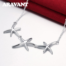 925 Silver Star Pendants Necklaces Women Wedding Necklace Jewelry Gifts 2024 - buy cheap